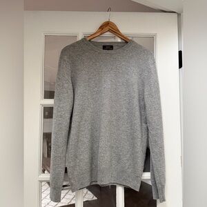Quince Light Gray Men's cashmere sweater